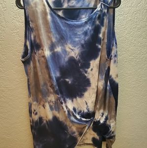 Tye dye comfy knot tank